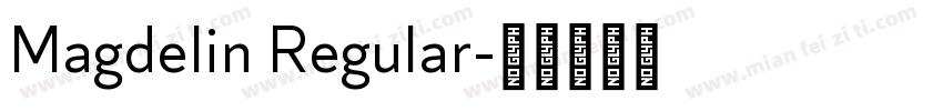 Magdelin Regular字体转换